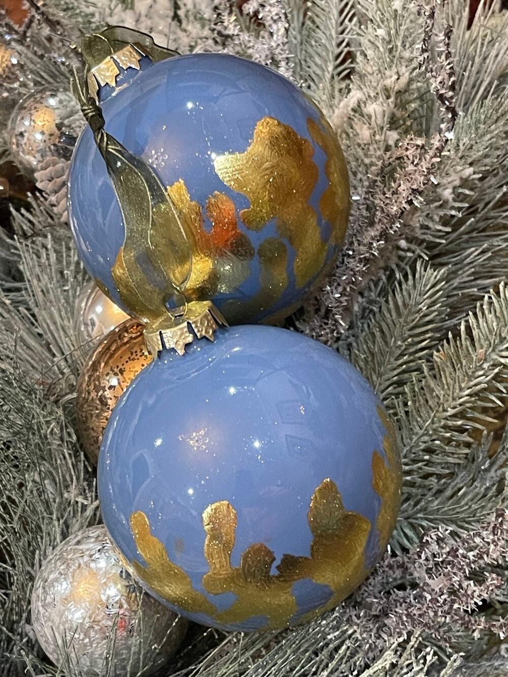 Set of 2 Boho Flair Ornaments by HGTV Home Collection